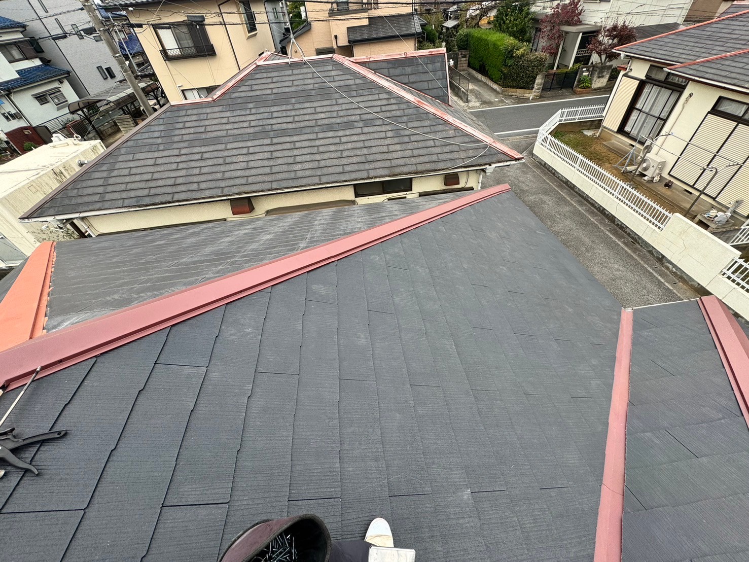 春日部　葺き替え工事　屋根